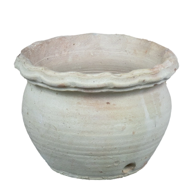 Donica ceramiczna włoska BT25 ONDULATO